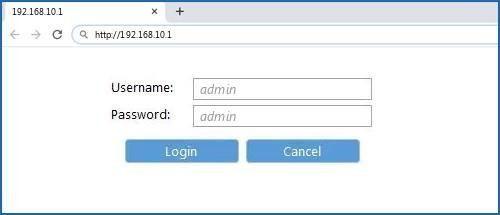 192.168.10.1 IP routera domyślnego Login
